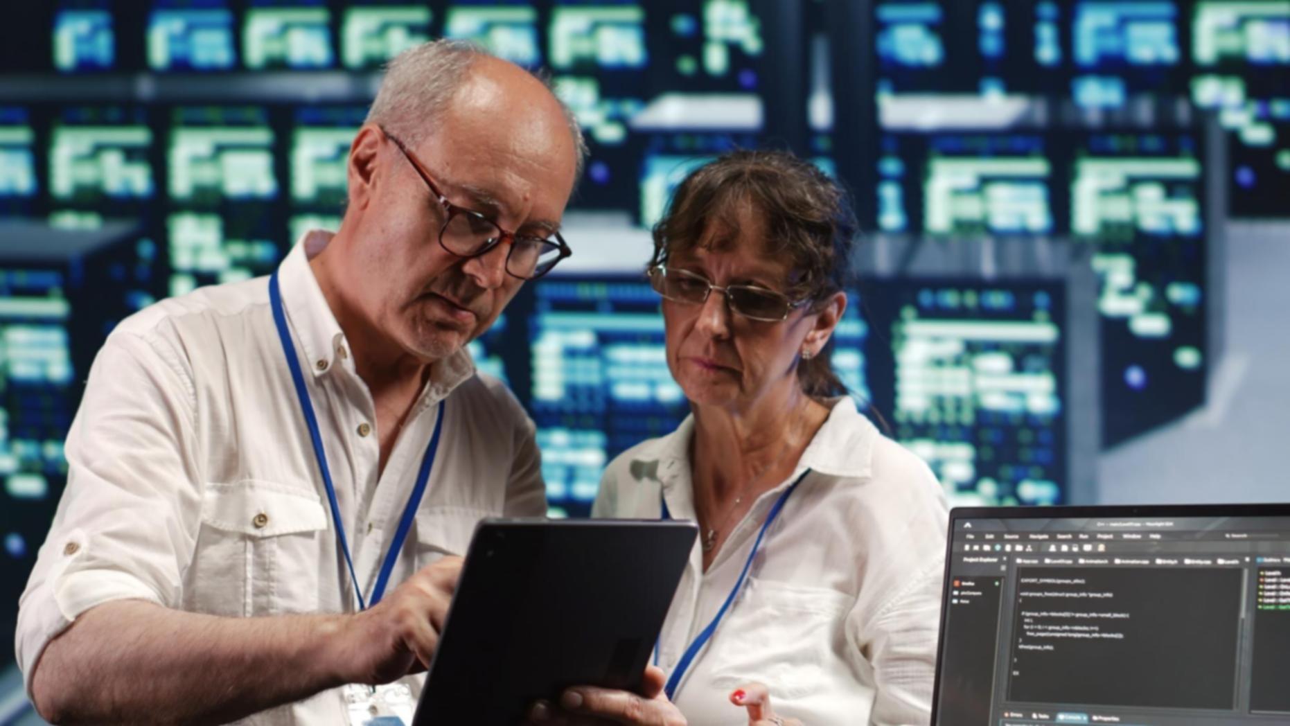 Visuele representatie van data-analyse en machine learning concepten